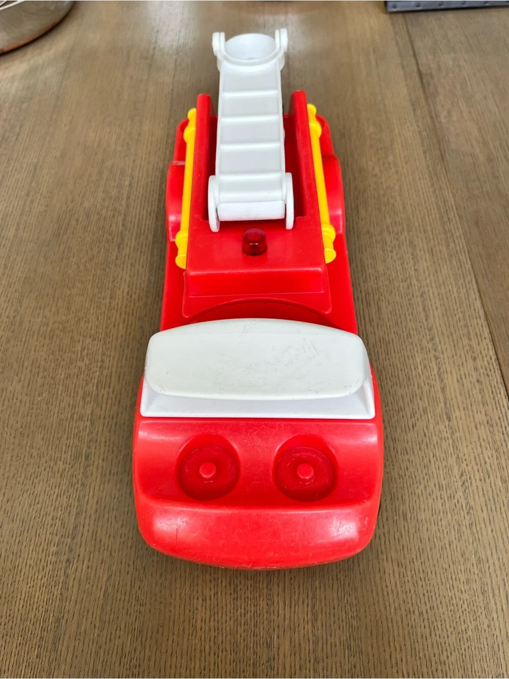 Vintage Little Tikes Red Fire Rescue Truck Toy with Ladder